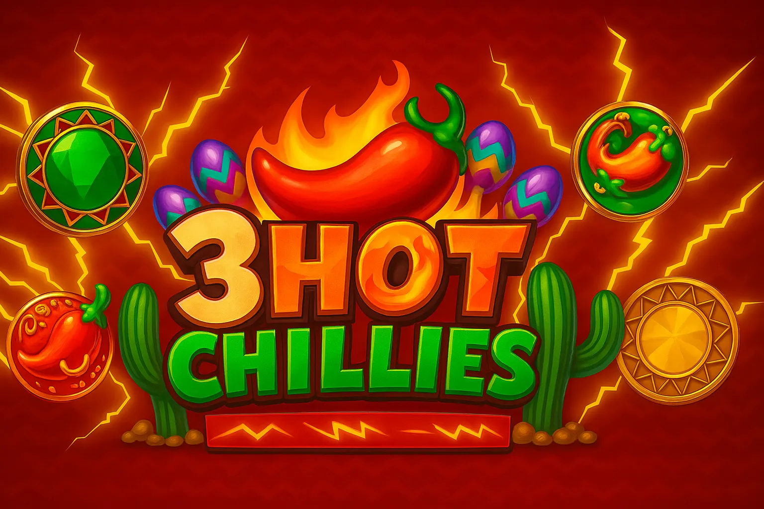 3 hot chillies