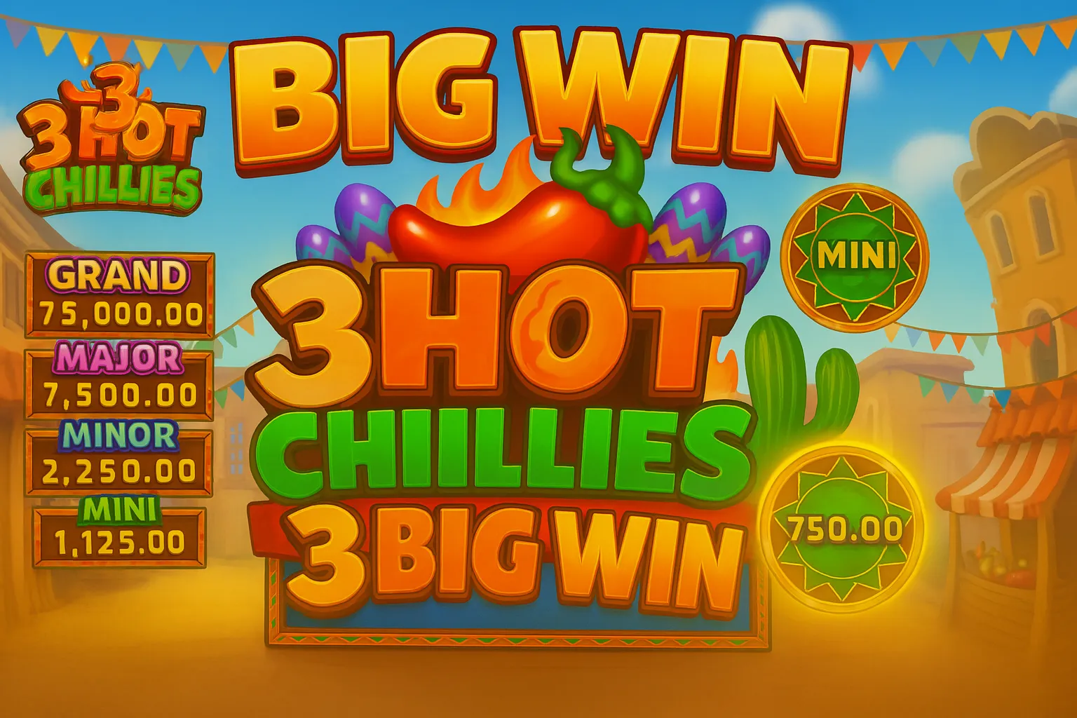 3 hot chillies slot review